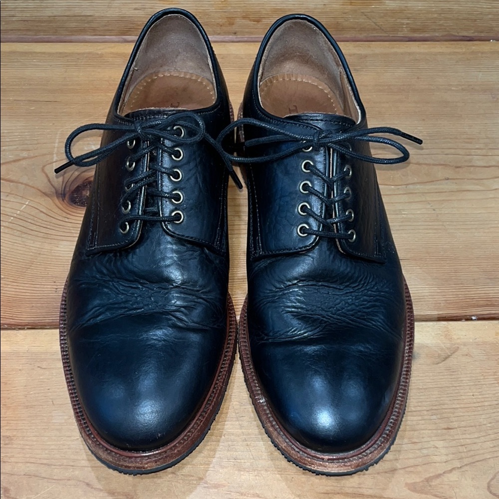 TRASK Stunning Classic Black Leather Men's Shoes